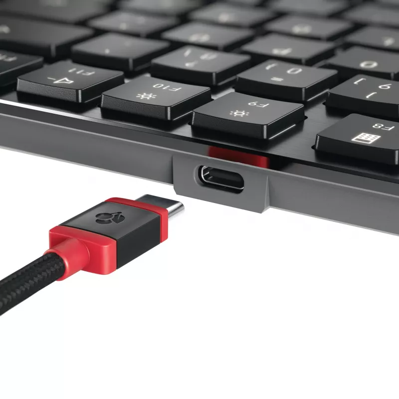 CHERRY KW X ULP 2.0 MINI klaviatūra Namai/Biuras USB + RF belaidis + Bluetooth QWERTZ vokiška juoda
