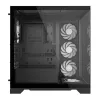 XPG INVADER X Mid-Tower juoda, Midi Tower, PC, juoda, ATX, micro ATX, Mini-ITX, SPCC, 17,5 cm