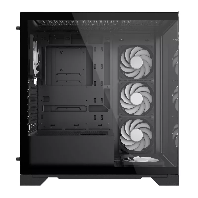 XPG INVADER X Mid-Tower juoda, Midi Tower, PC, juoda, ATX, micro ATX, Mini-ITX, SPCC, 17,5 cm
