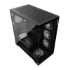XPG INVADER X Mid-Tower juoda, Midi Tower, PC, juoda, ATX, micro ATX, Mini-ITX, SPCC, 17,5 cm