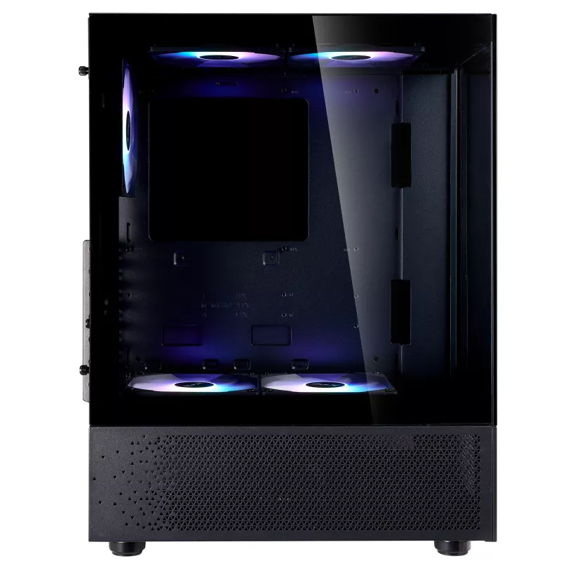 XPG INVADER X MINI KOMPAKTIŠKAS VIDUTINIO BOKŠTO KORPUSAS Juoda, Midi Tower, PC, Juoda, ATX, micro ATX, Mini-ITX, SPCC, 16.6 cm