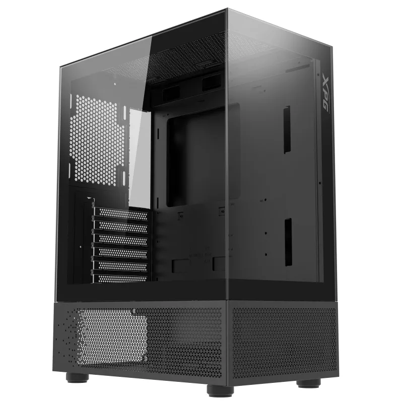 XPG INVADER X MINI KOMPAKTIŠKAS VIDUTINIO BOKŠTO KORPUSAS Juoda, Midi Tower, PC, Juoda, ATX, micro ATX, Mini-ITX, SPCC, 16.6 cm