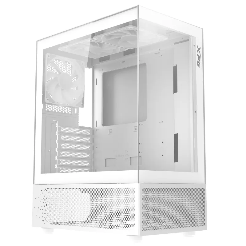 XPG INVADER X MINI KOMPAKTIŠKAS MID-TOWER KORPUSAS White, Midi Tower, PC, Baltas, ATX, micro ATX, Mini-ITX, SPCC, 16,6 cm