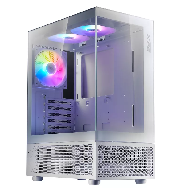 XPG INVADER X MINI KOMPAKTIŠKAS MID-TOWER KORPUSAS White, Midi Tower, PC, Baltas, ATX, micro ATX, Mini-ITX, SPCC, 16,6 cm
