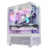 XPG INVADER X MINI KOMPAKTIŠKAS MID-TOWER KORPUSAS White, Midi Tower, PC, Baltas, ATX, micro ATX, Mini-ITX, SPCC, 16,6 cm