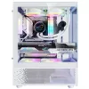 XPG INVADER X MINI KOMPAKTIŠKAS MID-TOWER KORPUSAS White, Midi Tower, PC, Baltas, ATX, micro ATX, Mini-ITX, SPCC, 16,6 cm