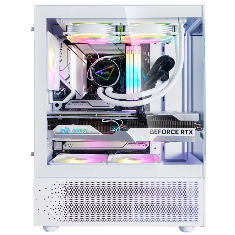 XPG INVADER X MINI KOMPAKTIŠKAS MID-TOWER KORPUSAS White, Midi Tower, PC, Baltas, ATX, micro ATX, Mini-ITX, SPCC, 16,6 cm