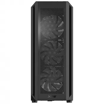 XPG VALOR AIR PLUS MID-TOWER-Case Black, Midi Tower, PC, Black, ATX, micro ATX, Mini-ITX, SPCC, 16 cm