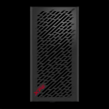 XPG VALOR AIR Mid-Tower Black, Midi Tower, PC, Juoda, ATX, micro ATX, Mini-ATX, Anglinis plienas, Grūdintas stiklas, 16,6 cm