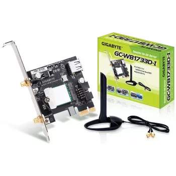 GIGABYTE GC-WB1733D-I tinklo plokštė Vidinė WLAN / Bluetooth 1733 Mbit/s
