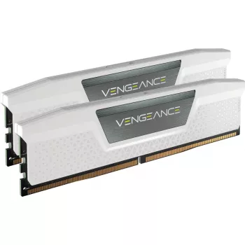CORSAIR atmintis 32GB (2x16GB) DDR5 DRAM 5200MT/s CL40 atminties rinkinys Vengeance - balta