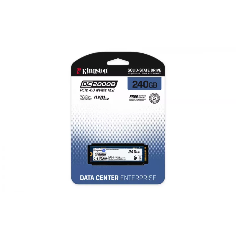 Kingston Technology 240G DC2000B PCIe 4.0 M.2 2280 Enterprise SSD