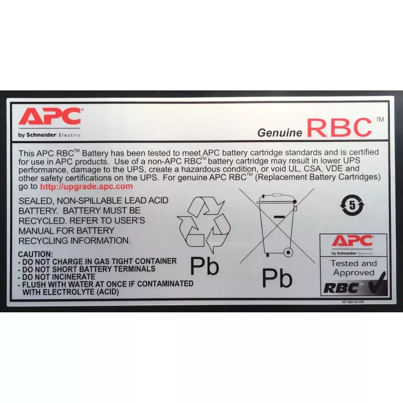 APC baterijos keitimo kasetė RBC4 (OEM)