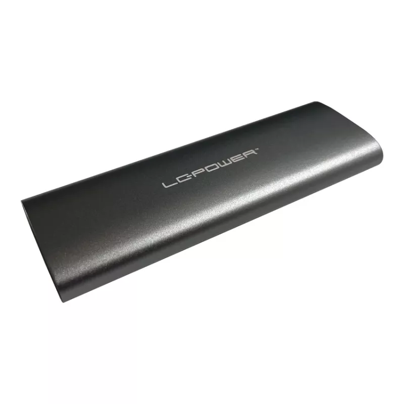 LC-POWER M.2 SSD korpusas (NVMe ir SATA), USB 3.2 Gen.2x1, juodas anglies pluoštas - LC-M2-C-MULTI