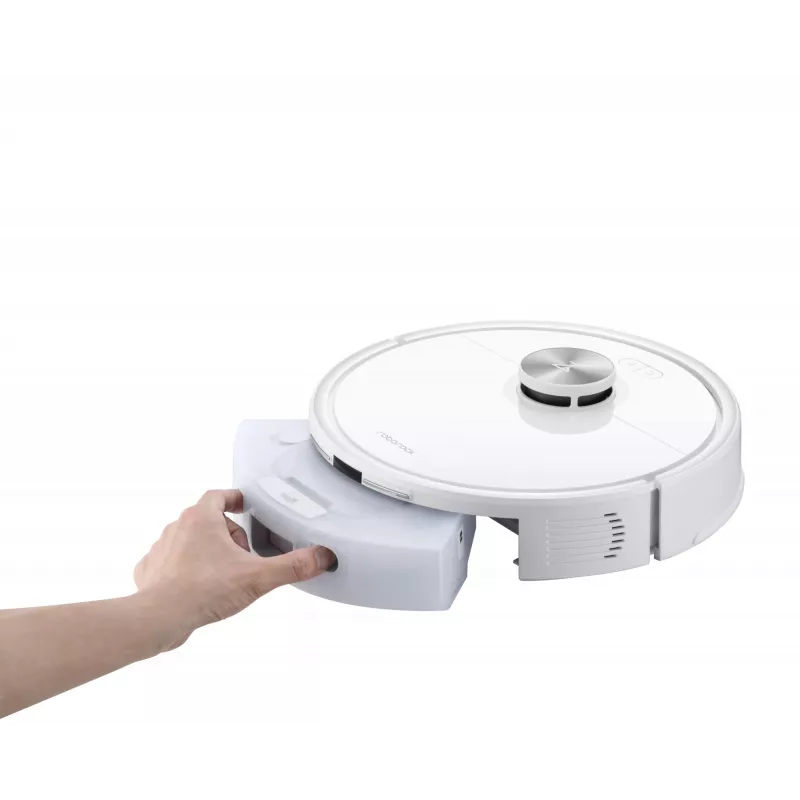 Robotas dulkių siurblys Roborock Q7 TF+ — be maišelio, LiDAR navigacija, drėgnas valymas, automatinė bazinė stotis (įkrovimas ir surinkimas), balta