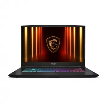 MSI Katana 17 HX B14WGK-065 Intel® Core™ i7 i7-14650HX nešiojamas kompiuteris 43,9 cm (17,3 colio) Full HD 16 GB DDR5-SDRAM 1 TB SSD NVIDIA GeForce RTX 5070 Wi-Fi 6E (802.11ax) Windows 11 Home juoda