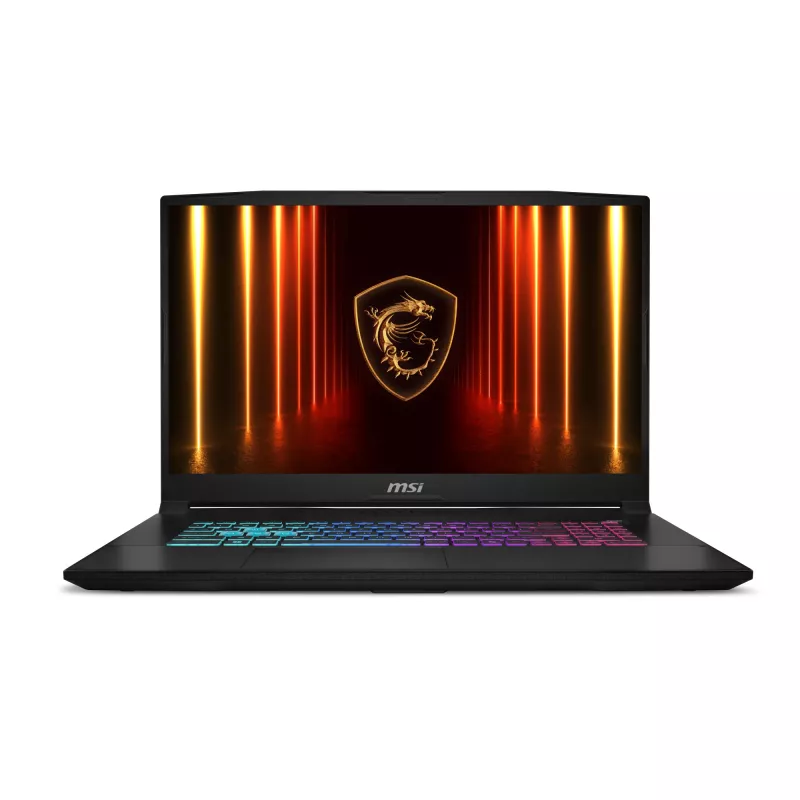 MSI Katana 17 HX B14WGK-065 Intel® Core™ i7 i7-14650HX nešiojamas kompiuteris 43,9 cm (17,3 colio) Full HD 16 GB DDR5-SDRAM 1 TB SSD NVIDIA GeForce RTX 5070 Wi-Fi 6E (802.11ax) Windows 11 Home juoda