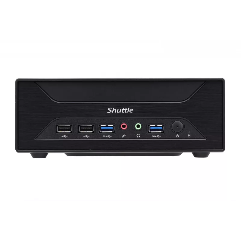 Shuttle XPC slim Barebone XH510G - S1200, Intel H510, 1xDP, 1xHDMI, 1x PCI-E 16X, 1x LAN, 1x 2.5 colio, 2x M.2, 24/7 nuolatinis veikimas