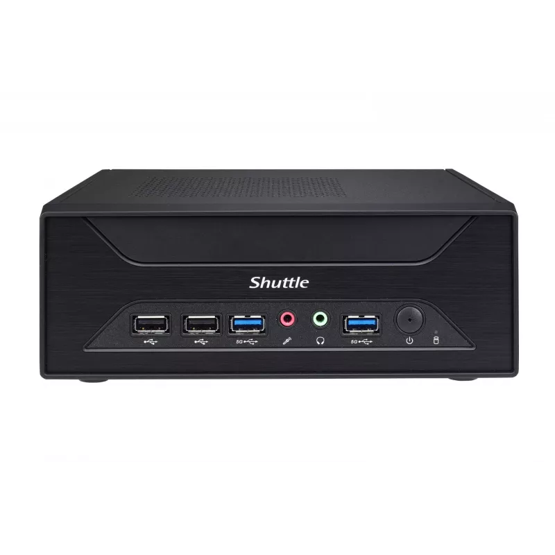 Shuttle XPC slim Barebone XH510G - S1200, Intel H510, 1xDP, 1xHDMI, 1x PCI-E 16X, 1x LAN, 1x 2.5 colio, 2x M.2, 24/7 nuolatinis veikimas