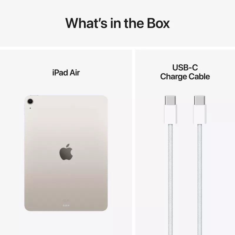 APPLE iPad Air (2025) - M3 - 11in - 7th Gen - Wi-Fi - 512GB - Starlight