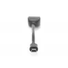 DIGITUS USB 2.0 adapterio kabelis, OTG, mini B - A M/F, 20 cm USB 2.0 atitikties juoda