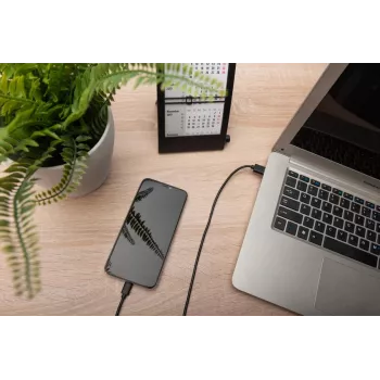 DIGITUS ASSMANN USB Type-C jungiamasis laidas, C tipo į A kištukas/kištukas, 1 m, itin didelė sparta, juodas