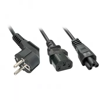Lindy 30047 maitinimo laidas Juoda C13 mova C5 mova