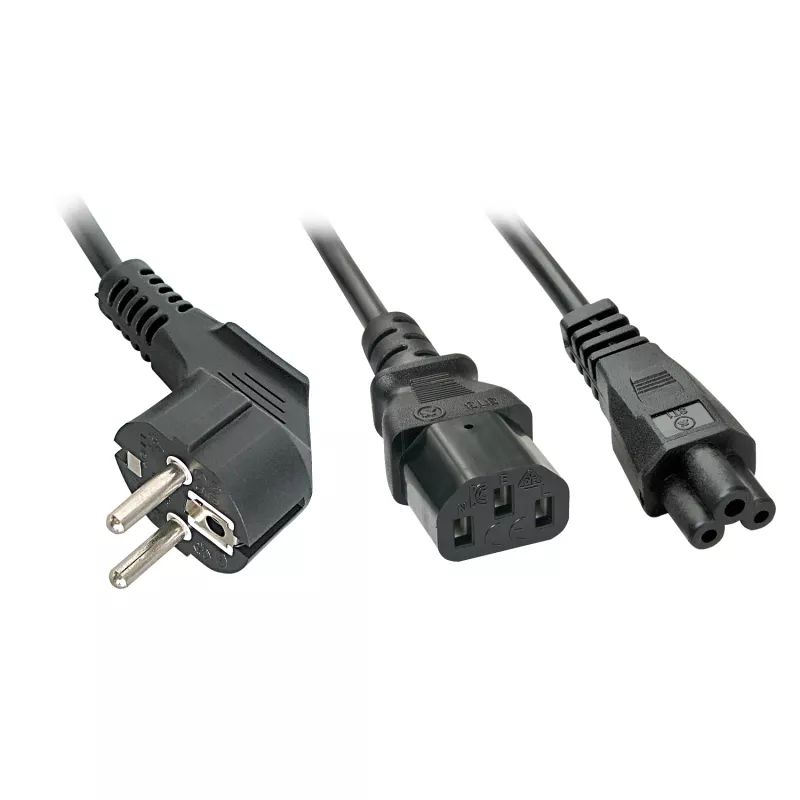 Lindy 30047 maitinimo laidas Juoda C13 mova C5 mova