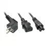 Lindy 30047 maitinimo laidas Juoda C13 mova C5 mova