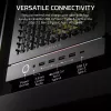 PC Case CORSAIR FRAME 5000D RS ARGB Midi Tower Black — ATX, palaiko 3x140mm priekinius ventiliatorius, 2,5/3,5 colio diskus