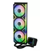 XPG LEVANTE II 360 Juoda, „viskas viename“ skysčio aušintuvas, 12 cm, juodas
