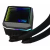 XPG LEVANTE II 360 Juoda, „viskas viename“ skysčio aušintuvas, 12 cm, juodas