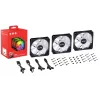 XPG VENTO 120 ARGB PWM (3 vnt. pakuotėje) juodas, ventiliatorius, 12 cm, 300 RPM, 1650 RPM, juodas