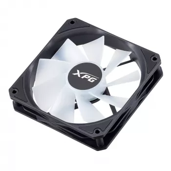 XPG VENTO R 120 ARGB PWM, juodas, ventiliatorius, 12 cm, 300 aps./min., 1600 aps./min., juodas
