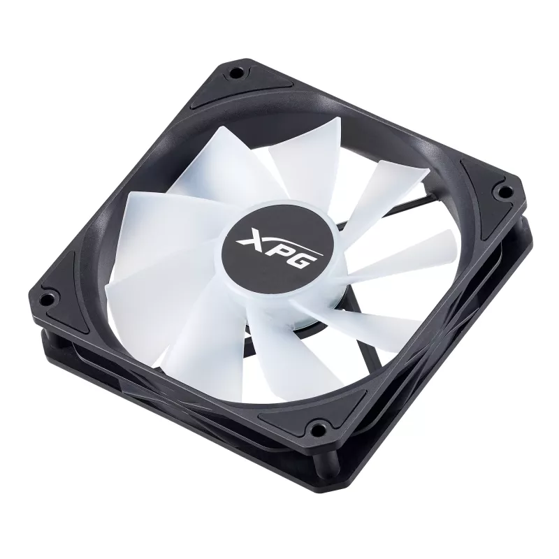 XPG VENTO R 120 ARGB PWM, juodas, ventiliatorius, 12 cm, 300 aps./min., 1600 aps./min., juodas