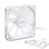 XPG VENTO R 120 ARGB PWM White, ventiliatorius, 12 cm, 300 RPM, 1600 RPM, balta