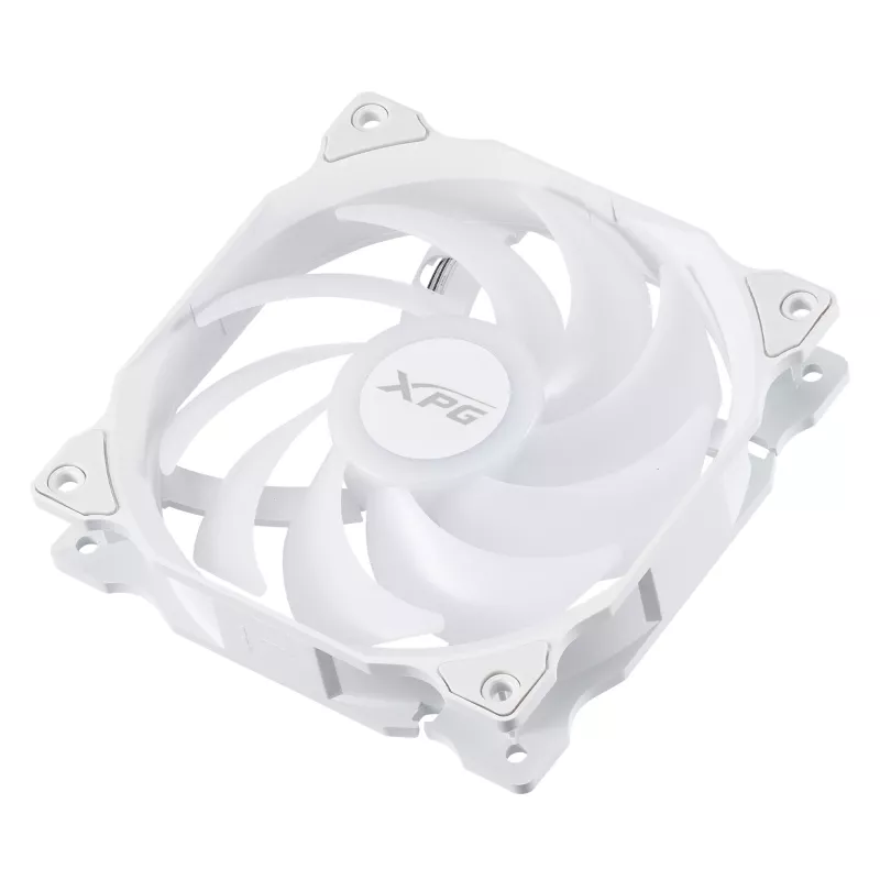 XPG VENTO 120 ARGB PWM White, ventiliatorius, 12 cm, 300 aps./min., 1850 aps./min., balta