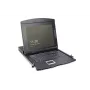 DIGITUS modulinė 43,2 cm (17 col.) TFT konsolė su 8 prievadų KVM RAL 9005 juoda - Qwerty US