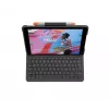 LOGITECH Slim Folio, skirta iPad 7 kartai, grafito spalvos, QWERTZ vokiškas išdėstymas