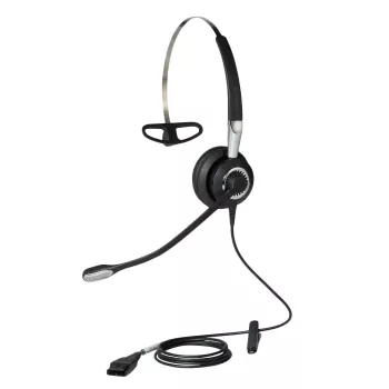 Jabra BIZ 2400 II Mono IP, 3-in-1, laidinis, biurui/skambučių centrui, 54 g, ausinės, juoda, sidabrinė