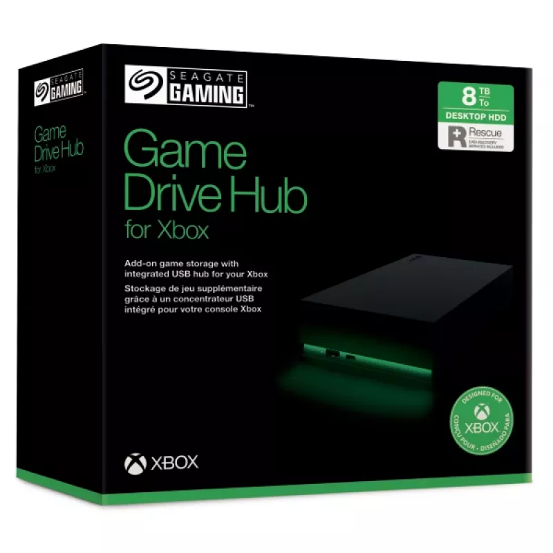 Seagate Game Drive Hub for Xbox išorinis kietasis diskas 8 TB USB Type-A / USB Type-C 3.2 Gen 1 (3.1 Gen 1) juodas