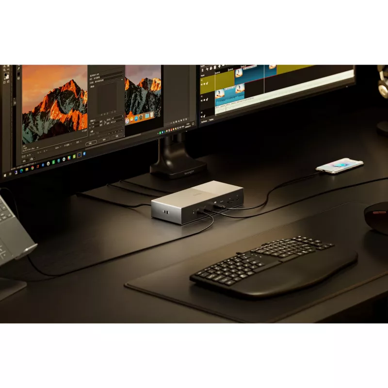 Kensington SD5000T5 EQ Thunderbolt 5 Triple 4K dokavimo stotelė su 140W PD – Windows/macOS