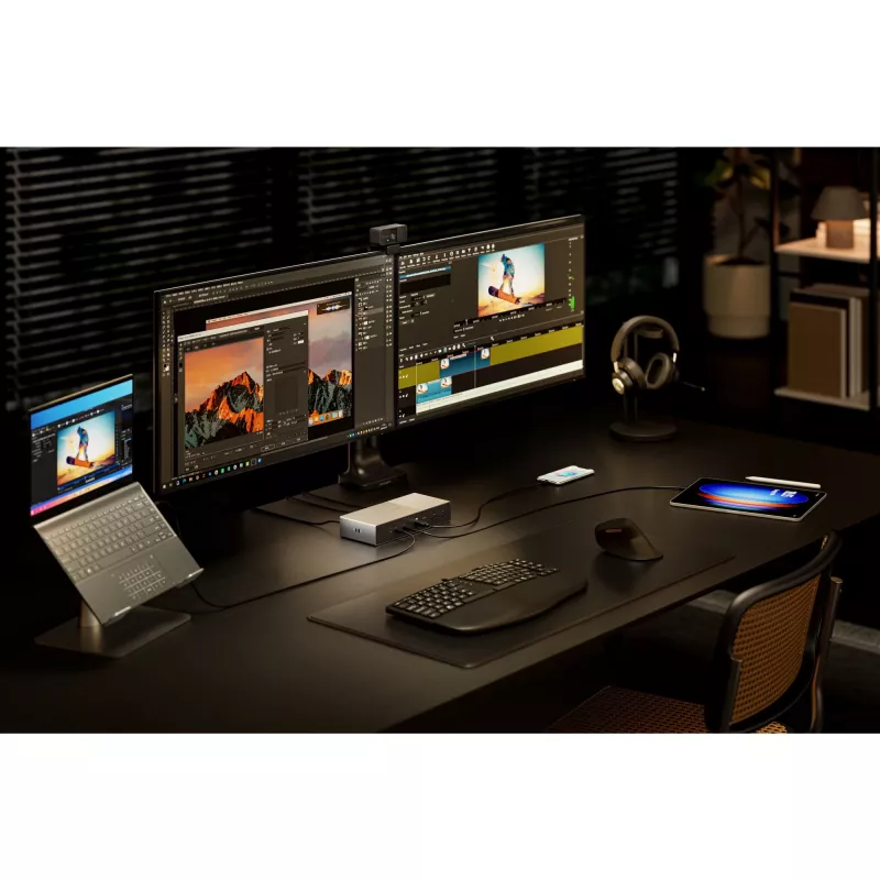 Kensington SD5000T5 EQ Thunderbolt 5 Triple 4K dokavimo stotelė su 140W PD – Windows/macOS