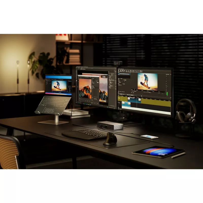 Kensington SD5000T5 EQ Thunderbolt 5 Triple 4K dokavimo stotelė su 140W PD – Windows/macOS