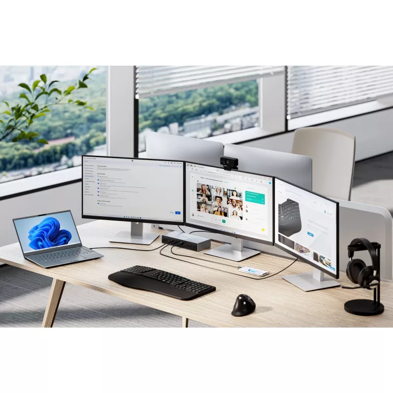 Kensington SD5000T5 EQ Thunderbolt 5 Triple 4K dokavimo stotelė su 140W PD – Windows/macOS