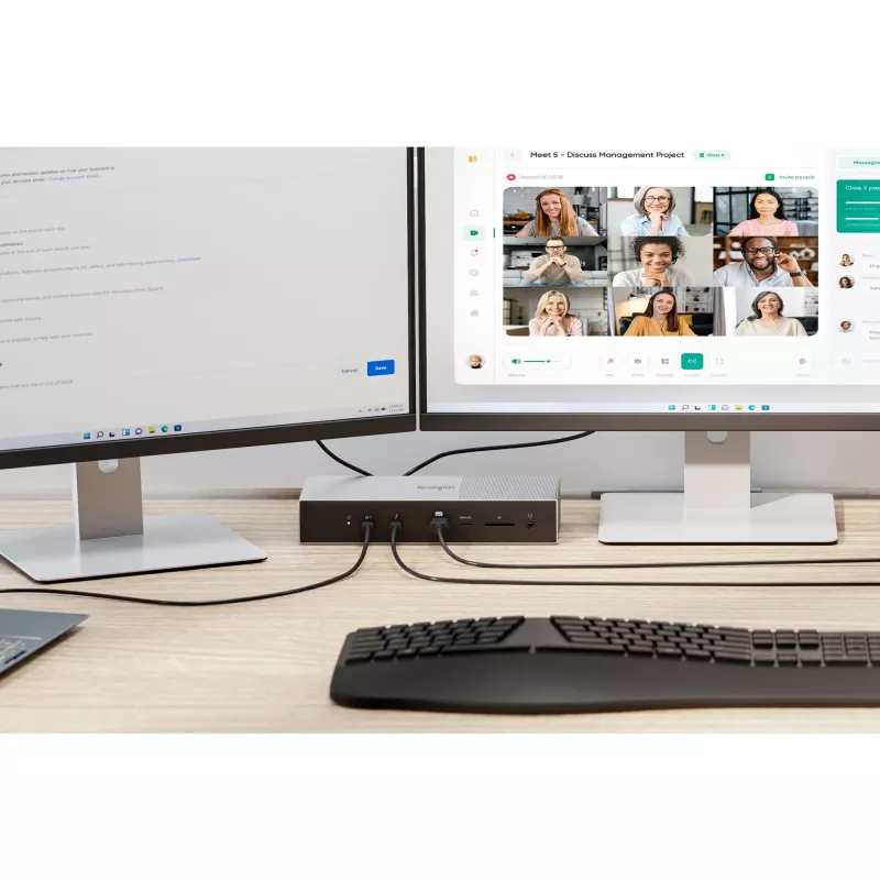 Kensington SD5000T5 EQ Thunderbolt 5 Triple 4K dokavimo stotelė su 140W PD – Windows/macOS