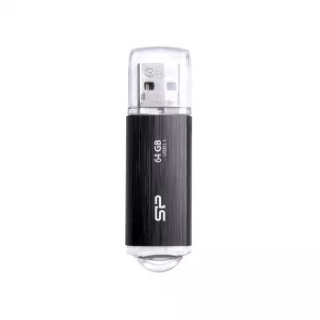 SILICON POWER USB atmintinė - 64 GB Silicon Power USB3.2 B02 Juoda