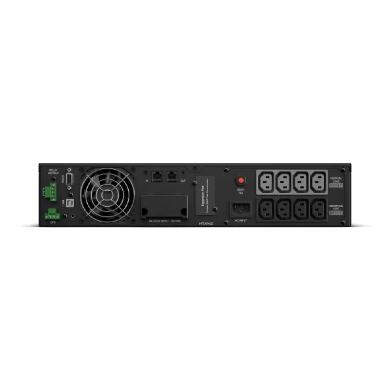 CyberPower OL1500ERTXL2U nepertraukiamo maitinimo šaltinis (UPS) Dvigubo keitimo (Online) 1,5 kVA 1350 W 8 AC lizdai