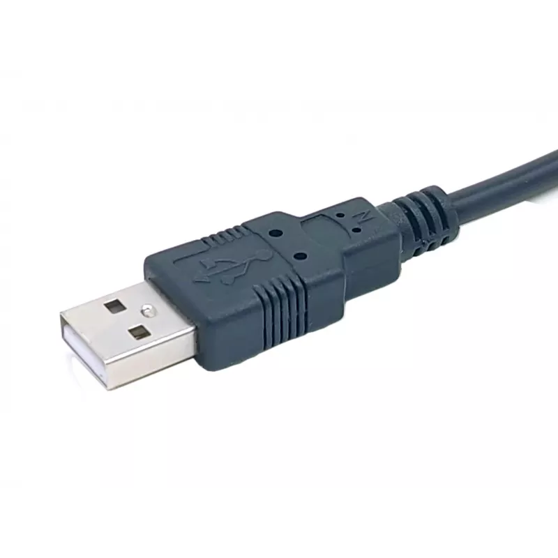 Equip USB-A į serial (DB9) kabelis, M/M 1,5m, juodas, 1,5 m, USB Type-A, DB-9, vyriškas, vyriškas