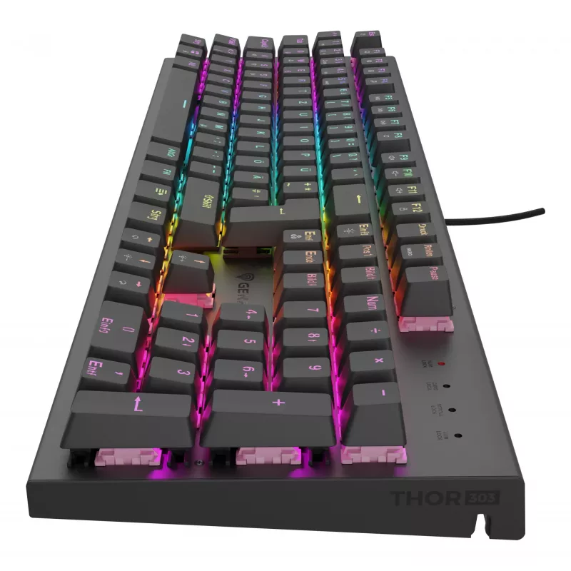 GENESIS NKG-2179 klaviatūra Žaidimų USB QWERTZ Vokiška Juoda